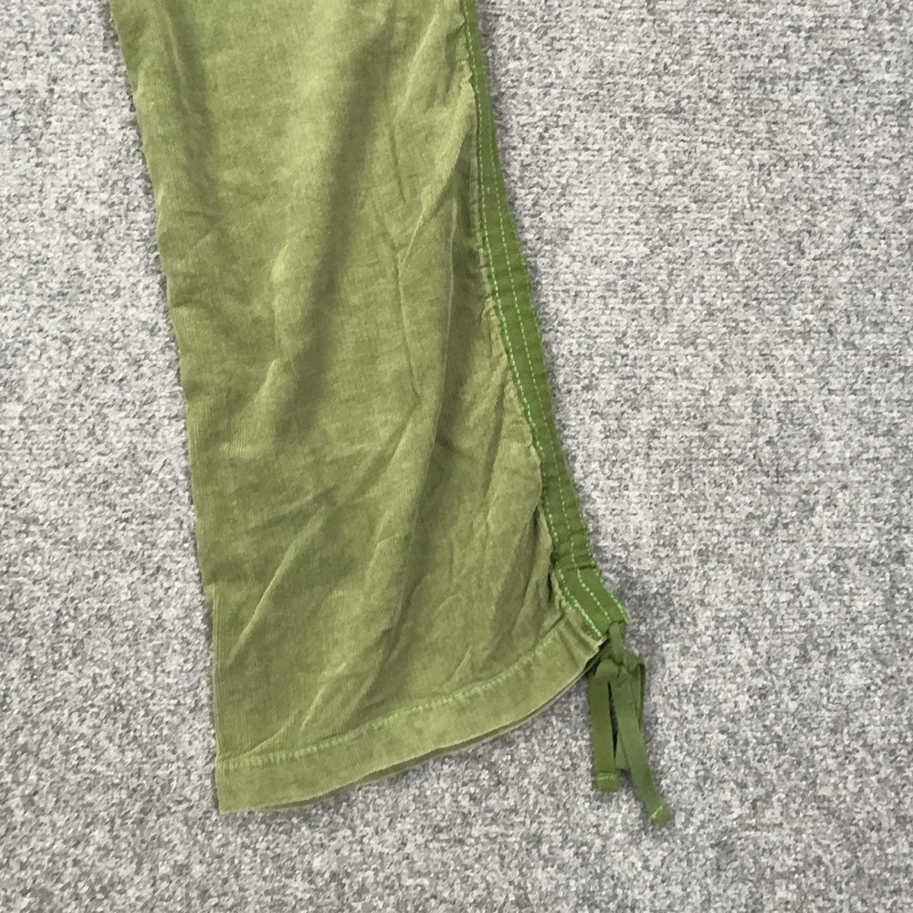 Miss Me Pants Womens L Green Corduroy Y2K Floral Embroidered Rhinestone Belted - Picture 16 of 16